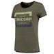 Tricorp Dames T-Shirt Premium 104004 180gr Slim Fit Army Maat L