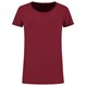 Tricorp Dames T-Shirt Premium 104005 180gr Slim Fit Bordeaux Maat XS