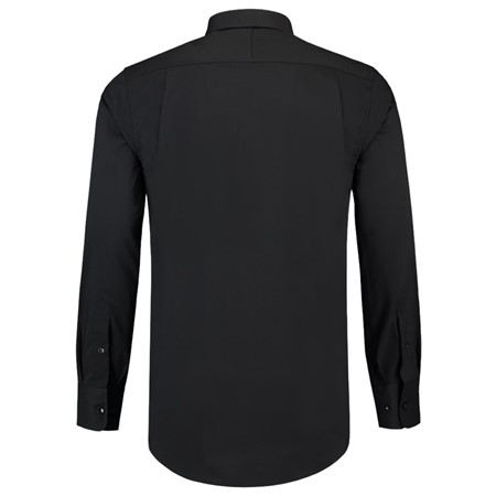 Tricorp Heren Overhemd Stretch Slim-Fit Zwart 38/7