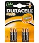 Duracell AAA Plus Power batterijen (4 stuks)