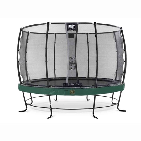 EXIT Elegant Premium trampoline Ø366cm met Deluxe veiligheidsnet - groen