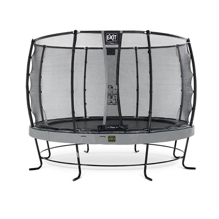 EXIT Elegant Premium trampoline Ø366cm met Deluxe veiligheidsnet - grijs