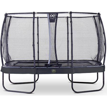 EXIT Elegant Premium trampoline 244x427cm met Deluxe veiligheidsnet - zwart