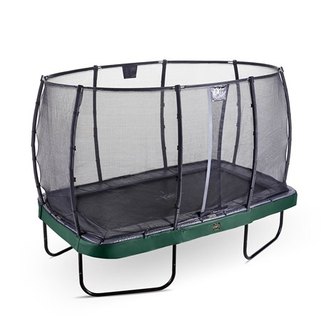EXIT Elegant Premium trampoline 244x427cm met Deluxe veiligheidsnet - groen