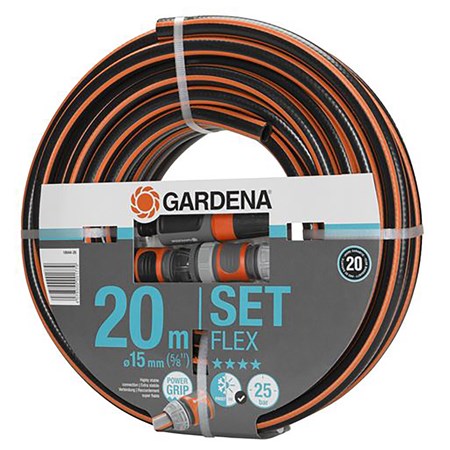 GARDENA Comfort FLEX Tuinslangset 20 m 15mm Incl. Aansluitstukken