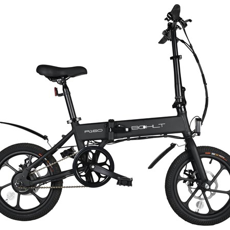 BOHLT R160BL elektrische fiets Zwart Aluminium 40,6 cm (16") 17,5 g Lithium