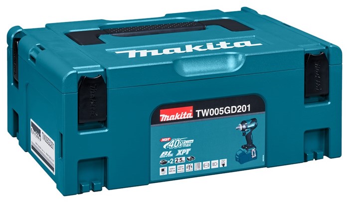 Makita 40 V Max Slagmoersleutel TW005GD201