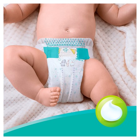 Pampers Baby-Dry Maat 2, 4x42= 168 Luiers, Voor Droge Ademende Huid