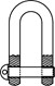PGB-FASTENERS D-Sluiting (RVS) 5/16" / ? 8 mm