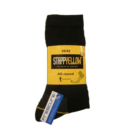 Stapp - 4410 Yellow Sok Allround Blauw - 39/42 - Blauw