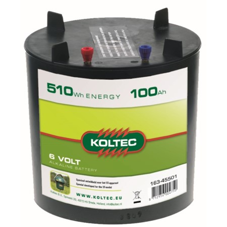 Ronde Batterij 6V/100 Ah - Koltec 