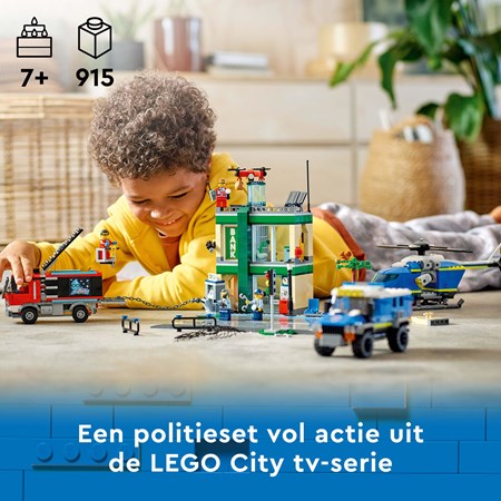 LEGO  City 60317 - Politieachtervolging Bij De Bank