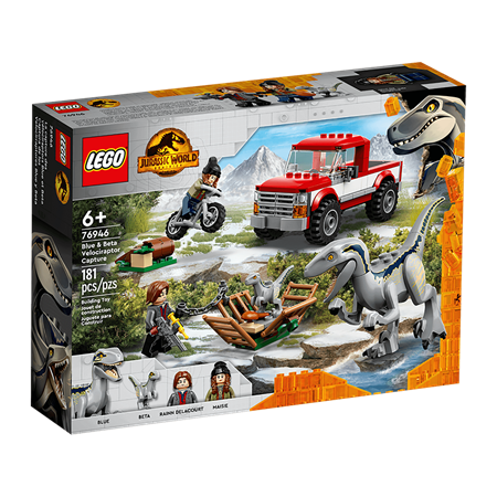 Lego 76946 Jurassic World Movie Blue & Beta Velociraptorvangst