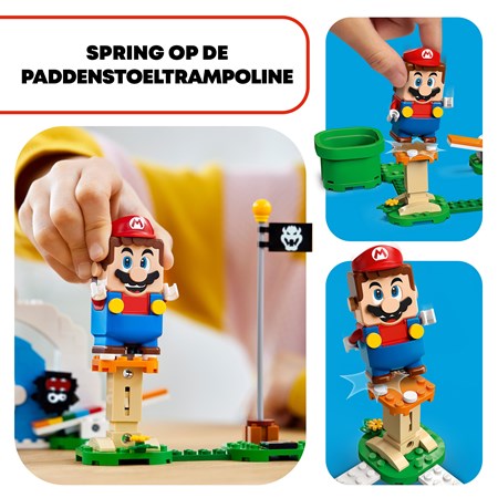 LEGO 71405 Super Mario Uitbreidingsset: Fuzzies en flippers