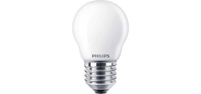 Philips Kaarslamp en kogellamp Globe LED 4,3 W Warm wit