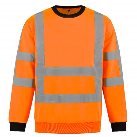 De Boer Hi-Vis Sweater RWS Oranje Maat S