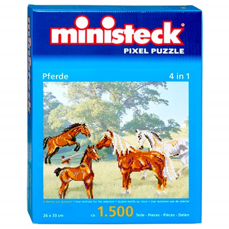 Ministeck Paarden 4-in-1 1500-delig