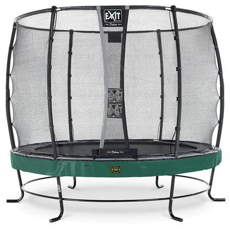 EXIT Elegant Premium trampoline Ø305cm met Deluxe veiligheidsnet - groen