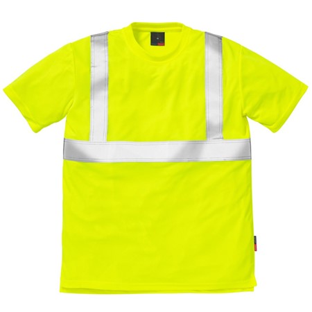 Fristads Kansas  Hi-Vis T-shirt 7411 TP Geel Maat L