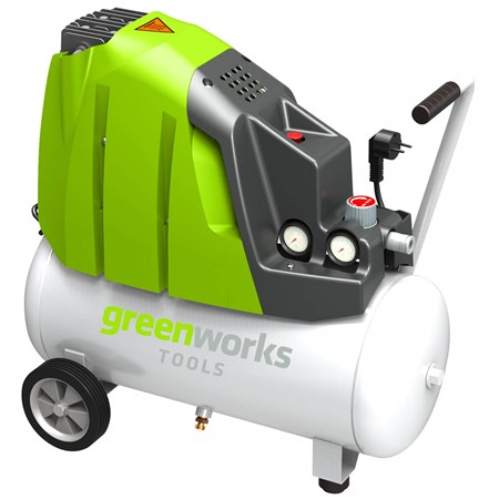 Greenworks Elektrische Compressor Horizontaal