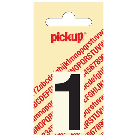 Pickup Plakcijfer Helvetica 40 mm Zwart 1