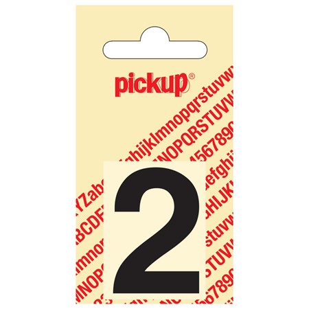 Pickup Plakcijfer Helvetica 40 mm Zwart 2