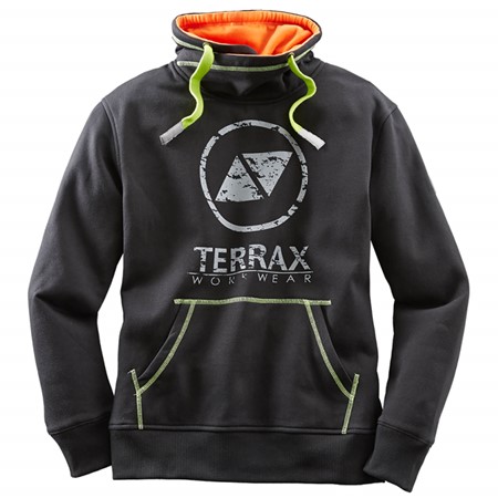 Terrax Sweater Zwart/Lime Maat 2XL