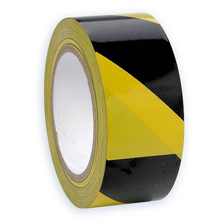 Tape Geel/Zwart Voor Magazijn 50 mm 33 m