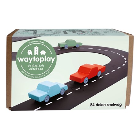 Waytoplay Flexibele Autobaan Snelweg 24 Delig