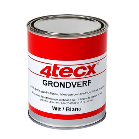 4Tecx Grondverf Wit - 0,75 liter